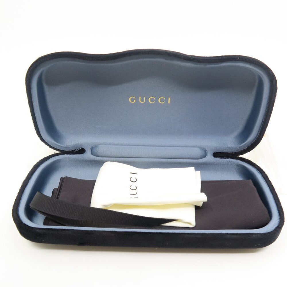 Gucci GG0071O 002 50mm Tortoise Gloss and Titanium New Men's Eyeglasses. - Picture 9 of 9